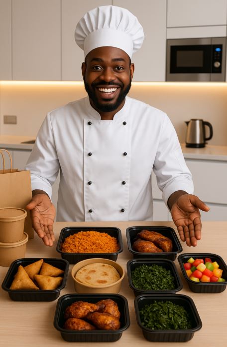 Delicious chicken spring rolls and beef sausages